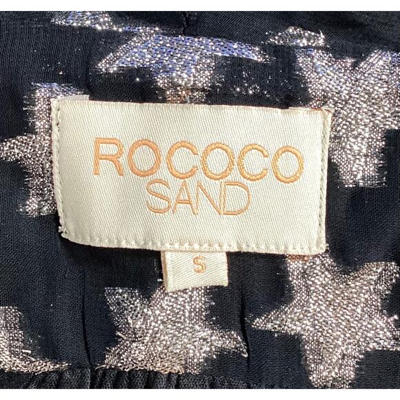 Rococo Sand 'Vega' Short Black Long Sleeve Dress Size S - Picture 4 of 4